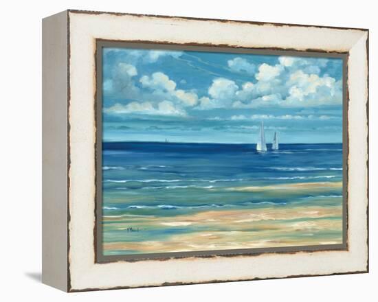 Summerset Sailboat-Paul Brent-Framed Stretched Canvas