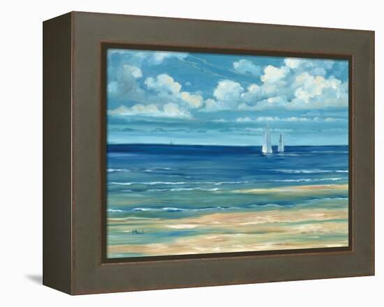 Summerset Sailboat-Paul Brent-Framed Stretched Canvas