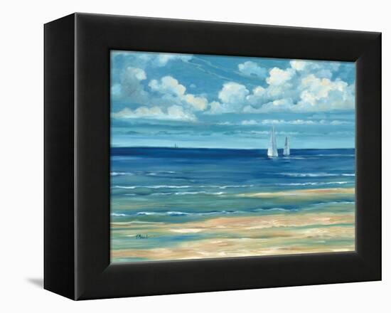 Summerset Sailboat-Paul Brent-Framed Stretched Canvas