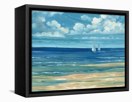 Summerset Sailboat-Paul Brent-Framed Stretched Canvas