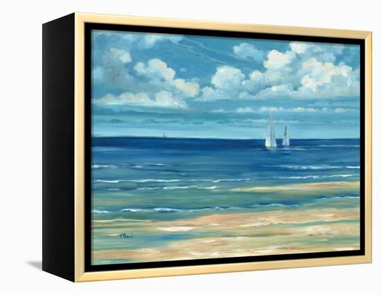 Summerset Sailboat-Paul Brent-Framed Stretched Canvas