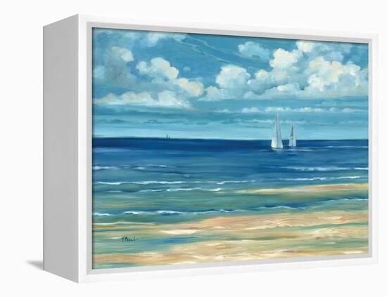 Summerset Sailboat-Paul Brent-Framed Stretched Canvas