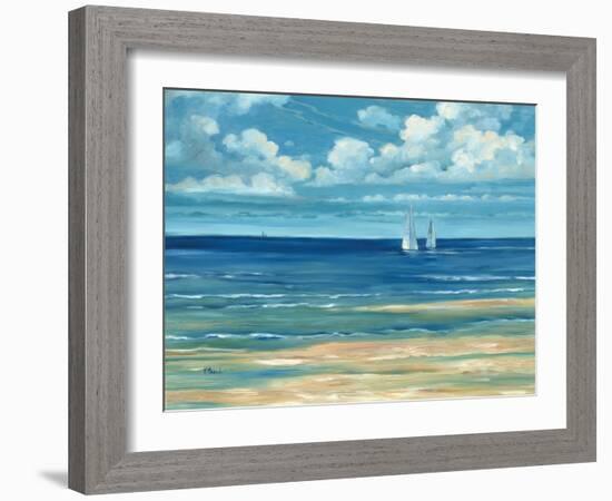 Summerset Sailboat-Paul Brent-Framed Art Print