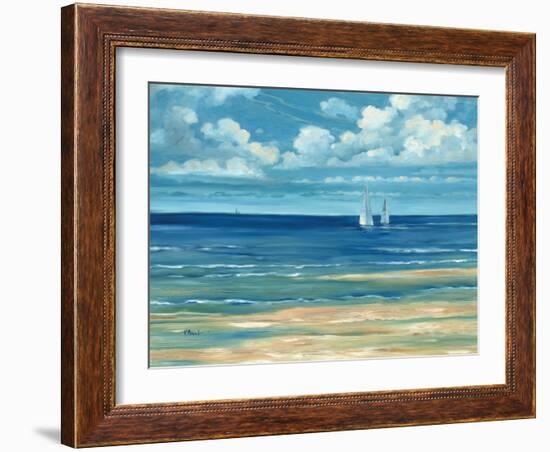 Summerset Sailboat-Paul Brent-Framed Art Print