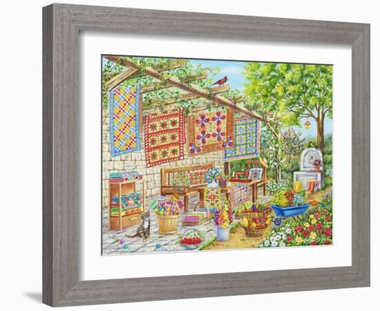 Summertime and the Quilting is Easy-Vessela G.-Framed Giclee Print