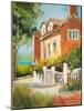 Summertime Cottage-Jane Slivka-Mounted Art Print