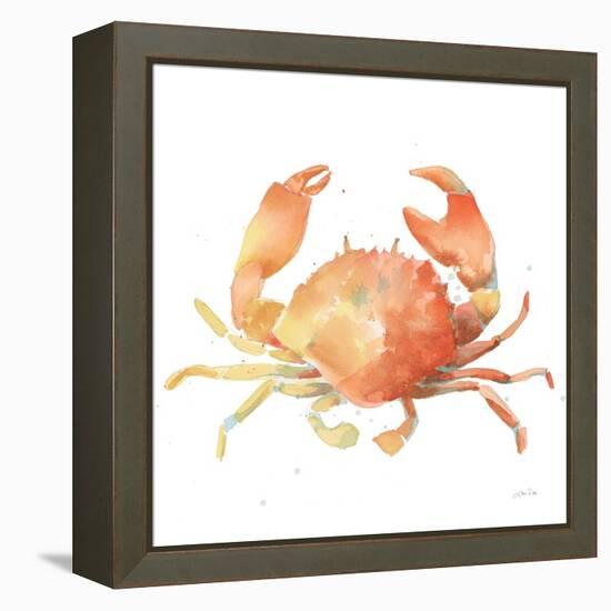 Summertime Crab-Katrina Pete-Framed Stretched Canvas