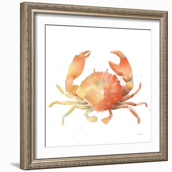 Summertime Crab-Katrina Pete-Framed Art Print