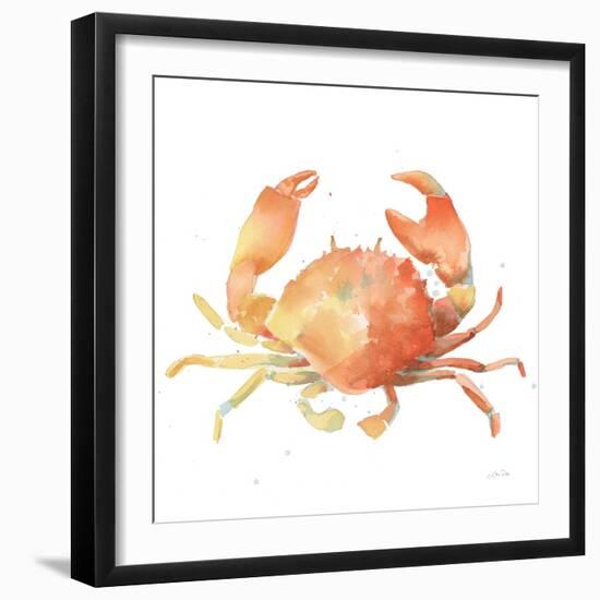 Summertime Crab-Katrina Pete-Framed Art Print