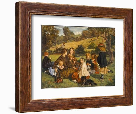 Summertime, Gloucestershire, Exh.1860-James Archer-Framed Giclee Print