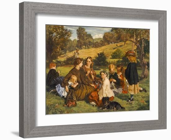 Summertime, Gloucestershire, Exh.1860-James Archer-Framed Giclee Print