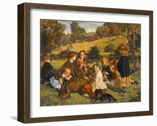 Summertime, Gloucestershire, Exh.1860-James Archer-Framed Giclee Print