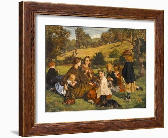 Summertime, Gloucestershire, Exh.1860-James Archer-Framed Giclee Print