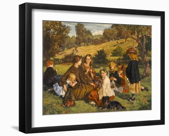 Summertime, Gloucestershire, Exh.1860-James Archer-Framed Giclee Print