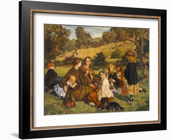 Summertime, Gloucestershire, Exh.1860-James Archer-Framed Giclee Print