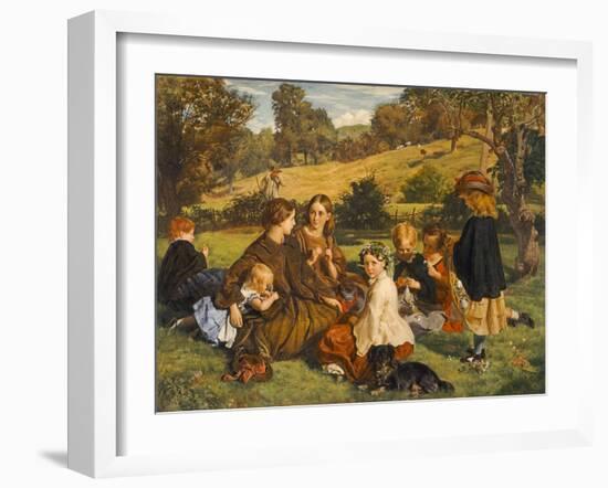 Summertime, Gloucestershire, Exh.1860-James Archer-Framed Giclee Print