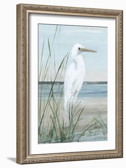 Summertime Heron I-Sally Swatland-Framed Art Print