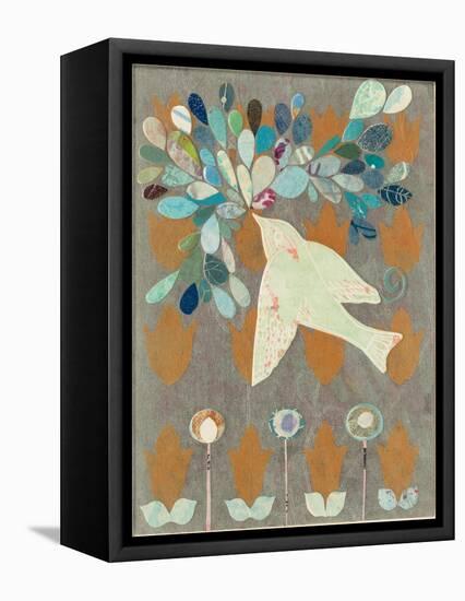 Summertime II Tan-Candra Boggs-Framed Stretched Canvas