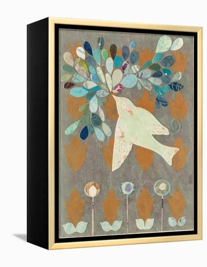 Summertime II Tan-Candra Boggs-Framed Stretched Canvas