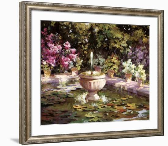 Summertime II-Angel Ruiz de la Casa-Framed Art Print