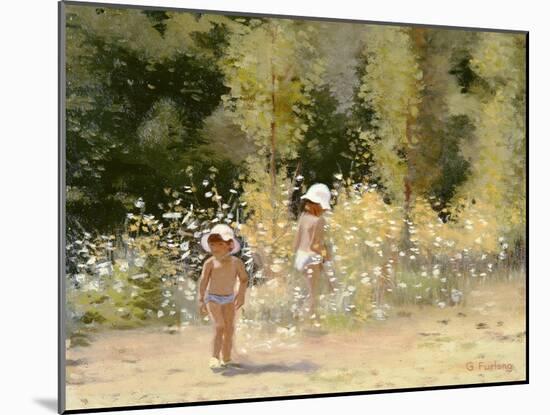 Summertime in France, 1988-Gillian Furlong-Mounted Giclee Print