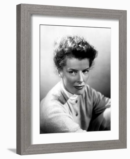 Summertime, Katharine Hepburn, 1955-null-Framed Photo