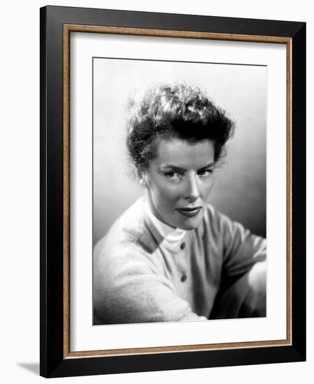 Summertime, Katharine Hepburn, 1955-null-Framed Photo