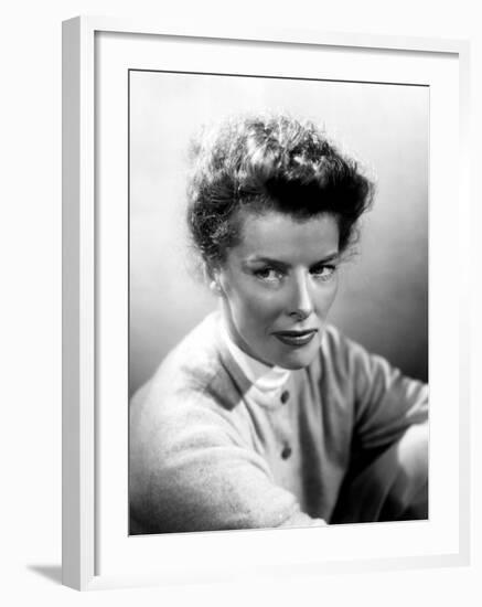 Summertime, Katharine Hepburn, 1955-null-Framed Photo
