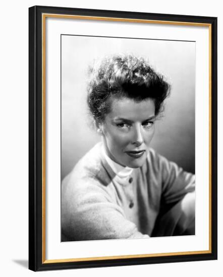 Summertime, Katharine Hepburn, 1955-null-Framed Photo