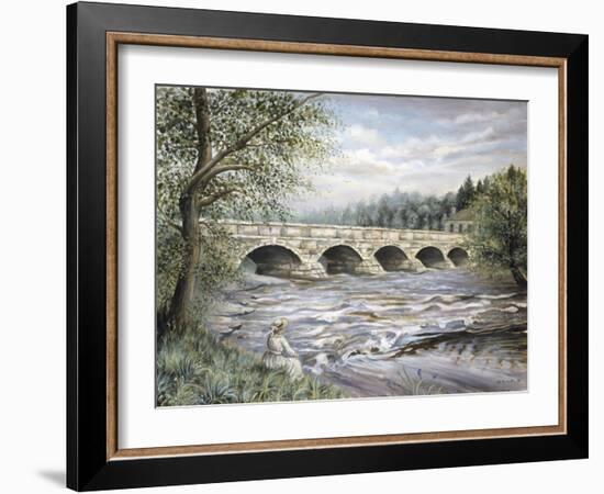 Summertime Pakenham Bridge-Kevin Dodds-Framed Giclee Print