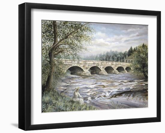 Summertime Pakenham Bridge-Kevin Dodds-Framed Giclee Print