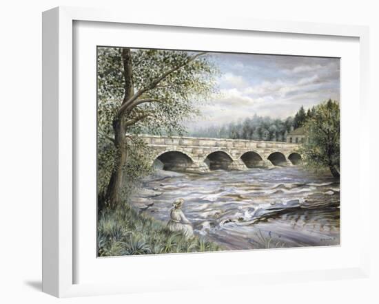 Summertime Pakenham Bridge-Kevin Dodds-Framed Giclee Print