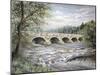 Summertime Pakenham Bridge-Kevin Dodds-Mounted Giclee Print