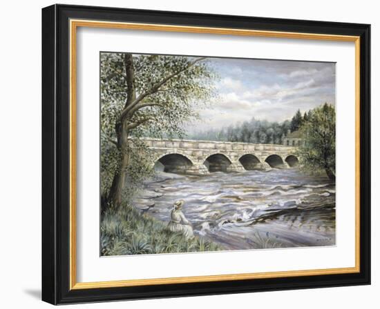 Summertime Pakenham Bridge-Kevin Dodds-Framed Giclee Print