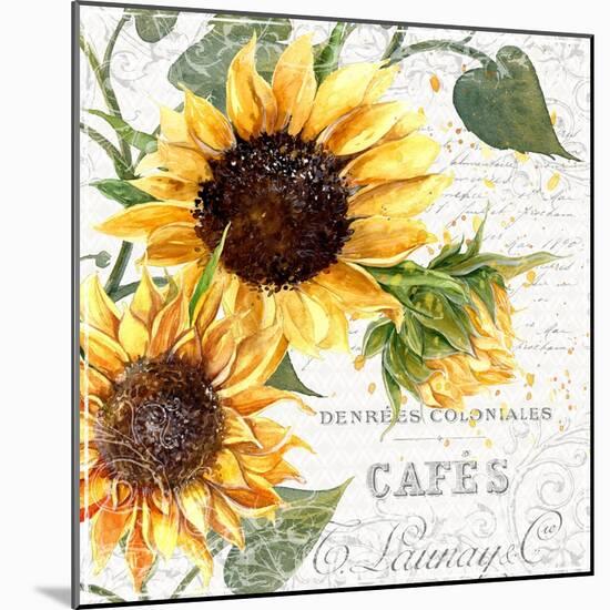 Summertime Sunflowers II-Irina Trzaskos Studios-Mounted Giclee Print