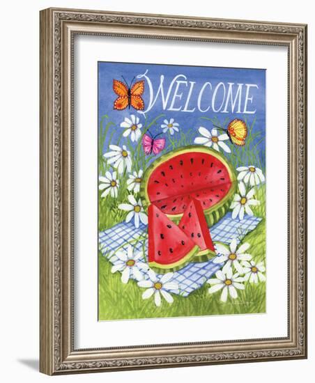 Summertime Welcome-Kathleen Parr McKenna-Framed Art Print