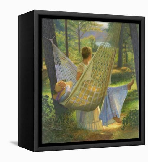 Summertime-Peter Quidley-Framed Stretched Canvas