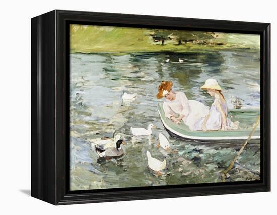 Summertime-Mary Cassatt-Framed Premier Image Canvas