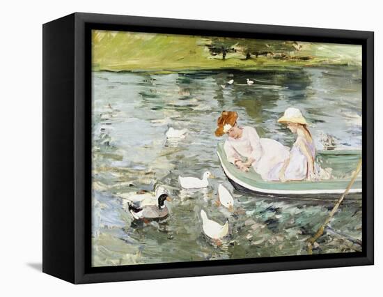 Summertime-Mary Cassatt-Framed Premier Image Canvas