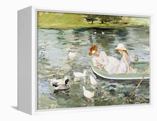 Summertime-Mary Cassatt-Framed Premier Image Canvas