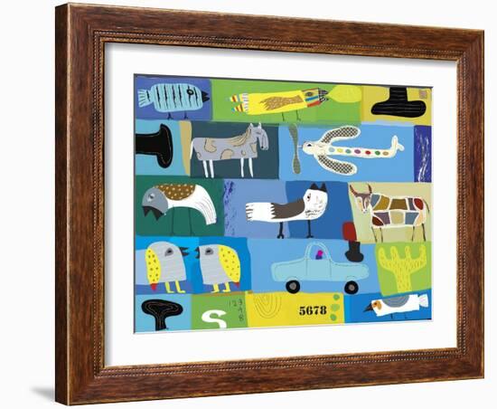 Summertime-Nathaniel Mather-Framed Giclee Print