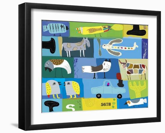 Summertime-Nathaniel Mather-Framed Giclee Print