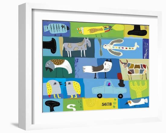 Summertime-Nathaniel Mather-Framed Giclee Print