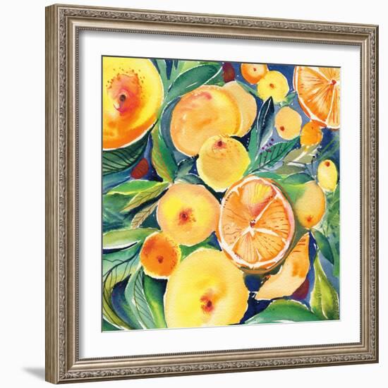 Summery Citrus-Kristy Rice-Framed Premium Giclee Print