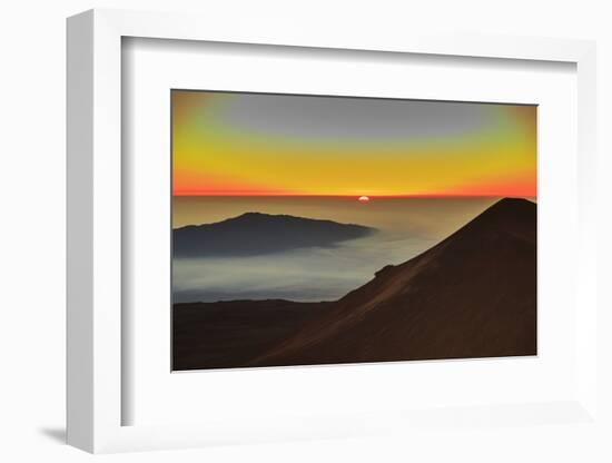 Summit area of Maunakea, Big Island, Hawaii, USA-Stuart Westmorland-Framed Photographic Print