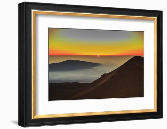 Summit area of Maunakea, Big Island, Hawaii, USA-Stuart Westmorland-Framed Photographic Print