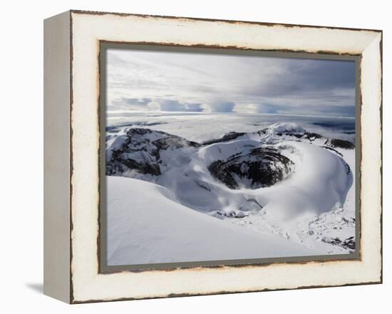 Summit Crater, Volcan Cotopaxi, 5897M, the Highest Active Volcano in the World, Ecuador-Christian Kober-Framed Premier Image Canvas