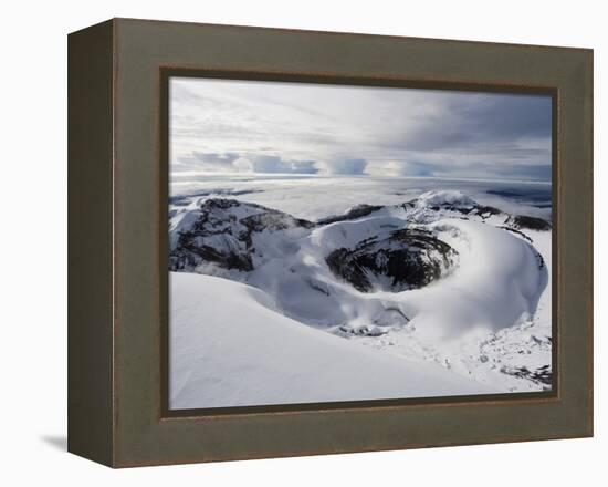 Summit Crater, Volcan Cotopaxi, 5897M, the Highest Active Volcano in the World, Ecuador-Christian Kober-Framed Premier Image Canvas