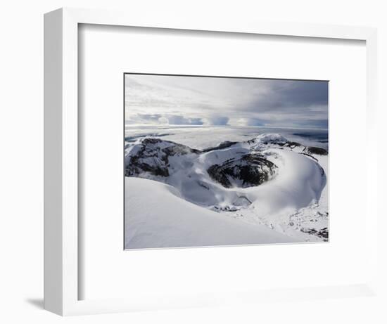 Summit Crater, Volcan Cotopaxi, 5897M, the Highest Active Volcano in the World, Ecuador-Christian Kober-Framed Premium Photographic Print