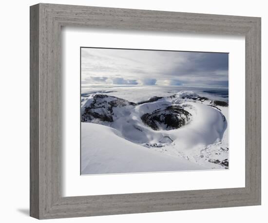 Summit Crater, Volcan Cotopaxi, 5897M, the Highest Active Volcano in the World, Ecuador-Christian Kober-Framed Photographic Print